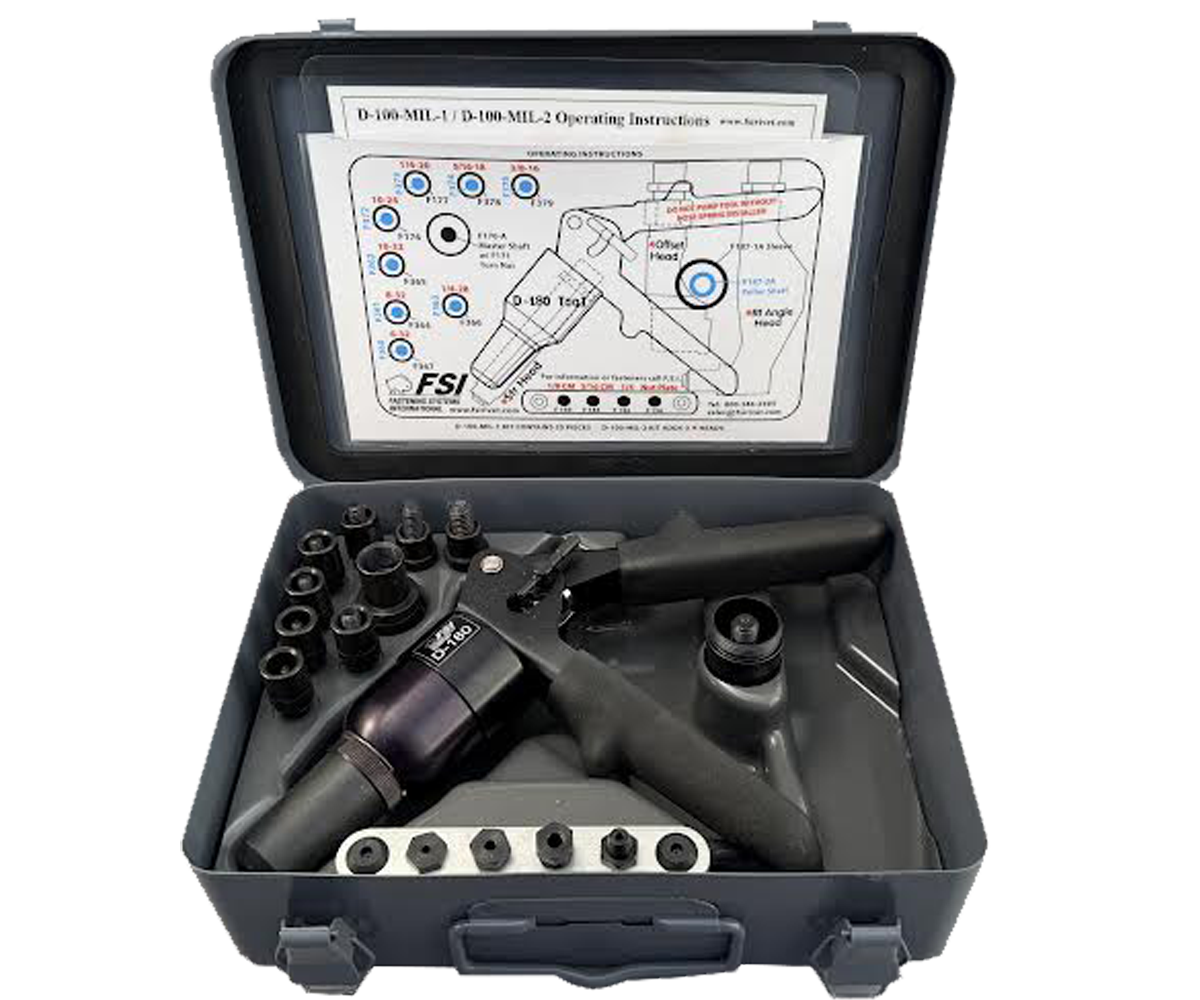 D-100-MIL-1 Hand Hydraulic Blind Rivet Tool Kit